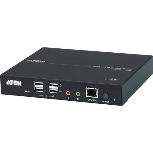 ATEN HDMI KVM over IP Console Station - 64 Computer(s) - 1 Remote User(s) - 1920 x 1200 Maximum Video Resolution - 2 x Network (RJ-45) (Fleet Network)