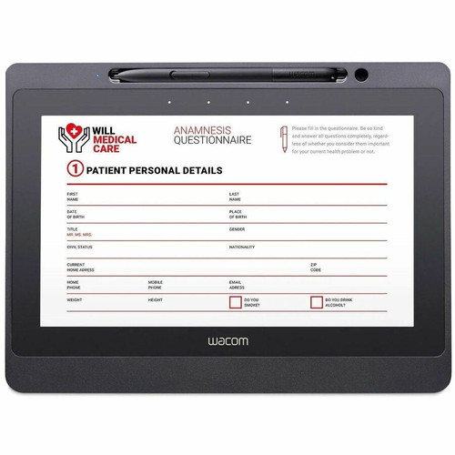 Wacom DTU-1141B Interactive Pen Display - Active Pen - 9.25" (235 mm) x 5.20" (132 mm) Active Area - Wired - Dark Gray - 10.1" (256.54 (Fleet Network)