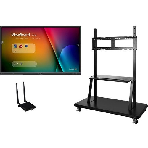 ViewSonic IFP6550-E2 - 65" ViewBoard 4K Ultra HD Interactive Flat Panel Bundle - 65" (1651 mm) LCD Cortex A53 1.20 GHz - 2 GB - (IrDA) (Fleet Network)