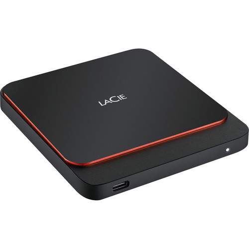 LaCie STHK500800 500 GB Portable Solid State Drive - External - USB 3.1 Type C - 3 Year Warranty (STHK500800)