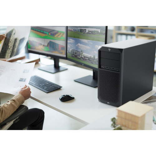 HP 5TF41UP#ABC Z2 G4 Workstation - Intel Core i7-8700 8th Gen Hexa-core 3. 20 GHz - 16 GB DDR4 RAM - Mini-tower - Black
