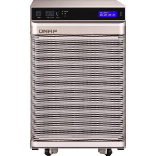 QNAP TS-2888X AI-Ready NAS - Intel Xeon W-2195 Octadeca-core (18 Core) 2.30 GHz - 8 x HDD Supported - 20 x SSD Supported - 512 GB RAM (Fleet Network)
