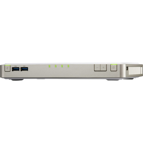 QNAP TBS-453DX-4G SAN/NAS Storage System - Celeron J4105 Quad-core (4 Core) 1.50 GHz - 4 x SSD Supported - 4 GB RAM DDR4 SDRAM - - - - (Fleet Network)