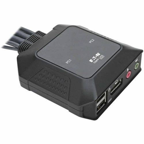 Tripp Lite by Eaton B032-DPUA2 Tripp Lite 2-Port DisplayPort 1. 1/USB KVM Switch - 4096 x 2160 UHD Resolution - Desktop Form Factor