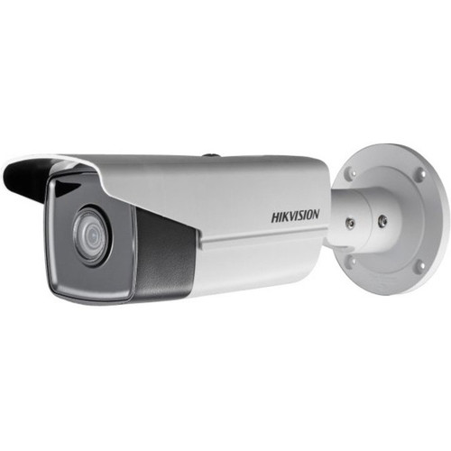 Hikvision DS-2CD2T45FWD-I5 8MM EasyIP 3. 0 4MP Outdoor Bullet Camera - 164 ft Color Night Vision - 2688 x 1520 - Fixed 8mm Lens - White