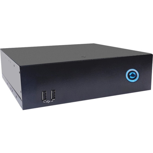 AOpen Digital Engine DE6340 Desktop Computer - AMD Ryzen V1807B - 8 GB - 64 GB SSD - Black - Windows 10 IoT - AMD DDR4 SDRAM - 90 W (Fleet Network)
