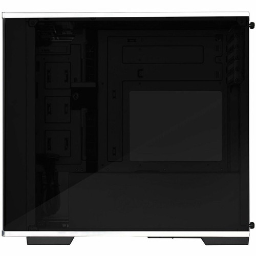 SilverStone Lucid Tempered Glass Computer Case Black Steel Stainless Micro ATX Mini DTX ITX Motherboard SST-LD01