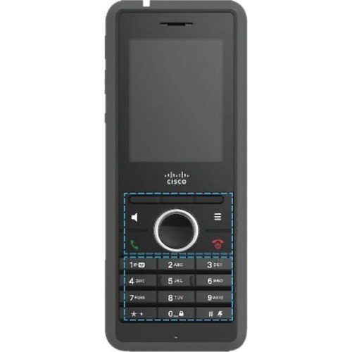 Cisco 6825 Handset - Cordless - DECT, Bluetooth - 250 Phone Book/Directory Memory - 2 x Total Number of Phone Lines - 2" (50.80 mm) - (Fleet Network)