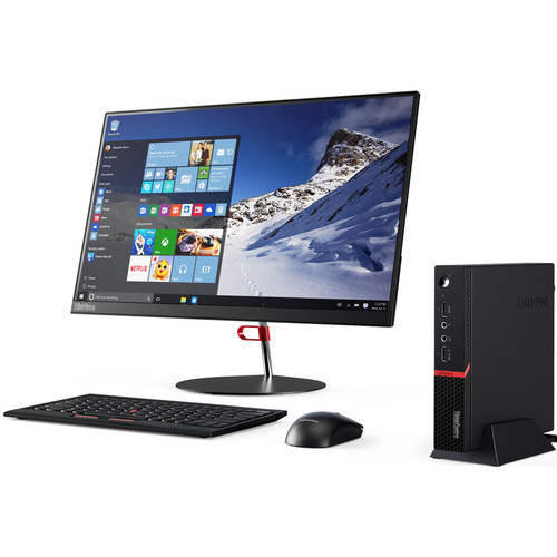 Lenovo 10VL000JCA ThinkCentre M715q Tiny Thin Client - AMD A6-8570E Dual-core 3 GHz - 4 GB DDR4 RAM - 32 GB SSD - Windows 10 IoT Enterprise French