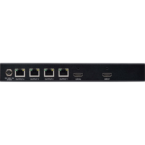 Tripp Lite series B127-004-H Video Extender Transmitter - 4 Output Device - 125 ft (38100 mm) Range - 4 x Network (RJ-45) - 1 x HDMI - (B127-004-H)