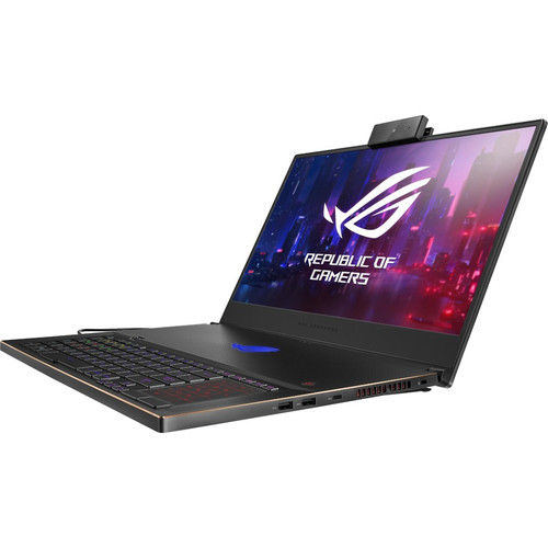 Asus ROG Zephyrus S GX701 GX701GW-DB76 17.3" (439.42 mm) Gaming Notebook - Intel Core i7 9th Gen i7-9750H - 16 GB - 1 TB SSD - Black - (Fleet Network)