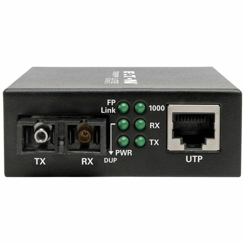 Tripp Lite by Eaton N785-INT-SC-SM Gigabit Ethernet Media Converter - 1 x RJ-45 to 1 x SC Duplex - Single-mode 1310nm - 20 km