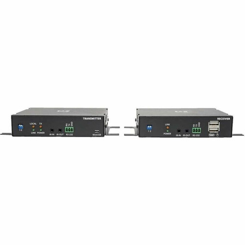 Tripp Lite by Eaton B127F-1A1-SM-DD Video Extender Transmitter/Receiver - 1 Computer(s) - 1 Local User(s) - 1 Remote User(s) - ft mm) (Fleet Network)