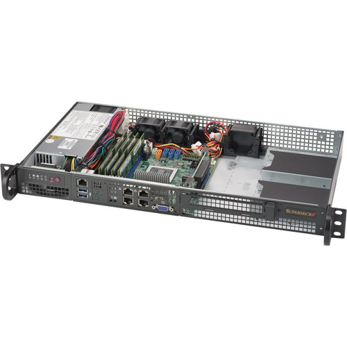 Supermicro AS-5019D-FTN4 A+ Server 5019D-FTN4 1U Rack-mountable - 1x EPYC 3251 Octa-core - 512GB DDR4 - Gigabit Ethernet - 200W PSU