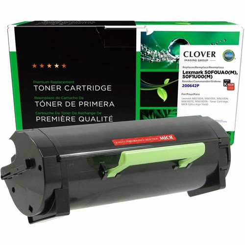 CIG Remanufactured MICR Ultra High Yield Laser Toner Cartridge Lexmark 0050F0UA0, Lexmark 0050F1U00, Lexmark 0050F2000, Lexmark 501U, (Fleet Network)