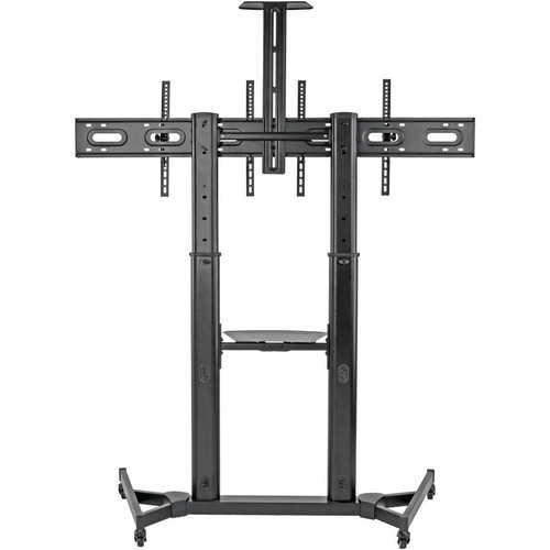 Tripp Lite by Eaton DMCSD3545M Dual-Screen Display Stand - Up to 45" Screen Support - 176 lb Load Capacity - 2 Shelves - Floor Cart