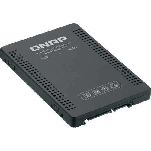 QNAP QDA-A2MAR DAS Storage System - 2 x SSD Supported - Serial ATA/600 Controller - RAID Supported - 0, 1, JBOD RAID Levels - 2 x Bays (Fleet Network)