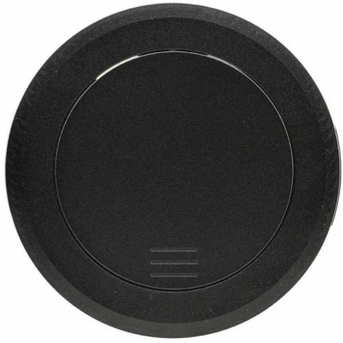 Kramer Round Table Mount Multi-Connection Solution With Pneumatic Lid Desk Mountable Design Sandblasted Black AC B V RTBUS-11/US(B)