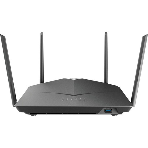 D-Link DIR-2640 Smart AC2600 High Power Wi-Fi 5 Gigabit Mesh Router - Dual-Band 2. 4/5 GHz - 4 External Antennas - 325 MB/s - Desktop