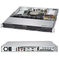 Supermicro SuperServer 5019C-MHN2 Server Barebone System - 1U Rack-mountable - Socket H4 LGA-1151 - 1 x Processor Support - Intel C246 (Fleet Network)