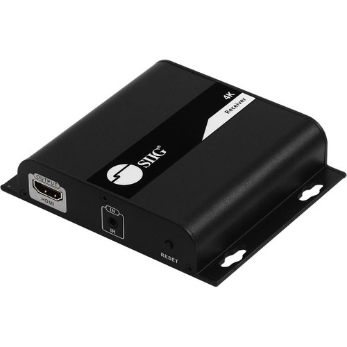 SIIG HDMI 4K30Hz HDbitT over IP Extender - Receiver - 1 Output Device - 393.70 ft (120000 mm) Range - 1 x Network (RJ-45) - 1 x HDMI - (Fleet Network)