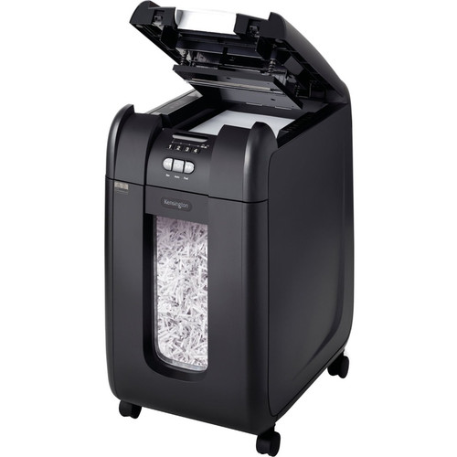 Kensington K52080AM OfficeAssist A3000 Auto Feed Cross-Cut Shredder - 8 Sheets Per Pass - 41. 64L Bin - Anti-Jam - P-4 Security