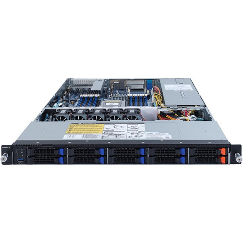 Gigabyte R152-Z31 1U Rackmount Server Barebone System - AMD EPYC Socket SP3128GB DDR4 - 10-Bay - Dual 650W PSU