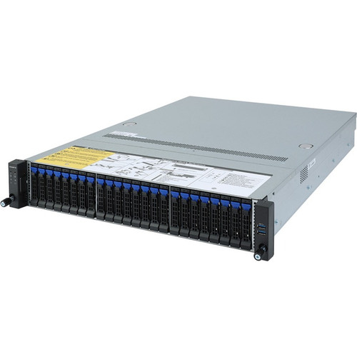Gigabyte R272-Z31 Barebone System - 2U Rack-mountable - Socket SP3 - 1 x Processor Support - AMD Chip - 128 GB DDR4 SDRAM Maximum RAM (Fleet Network)