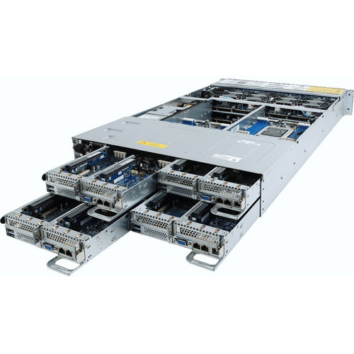 Gigabyte H262-Z61 Rackmount Server Barebone System - 2U 4 Nodes - Dual Socket SP3128GB DDR4 - AMD EPYC Support