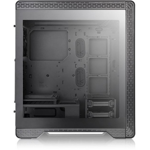 Thermaltake S500 Tempered Glass Mid-Tower Chassis - Mid-tower - Black - SPCC, Tempered Glass, Steel, Metal - 4 x Bay - 0 - ATX, Micro (Fleet Network)