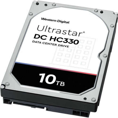 Western Digital Ultrastar DC HC330 WUS721010ALE6L4 10 TB Hard Drive - 3.5" Internal - SATA (SATA/600) - Storage System, Server Device (0B42266)