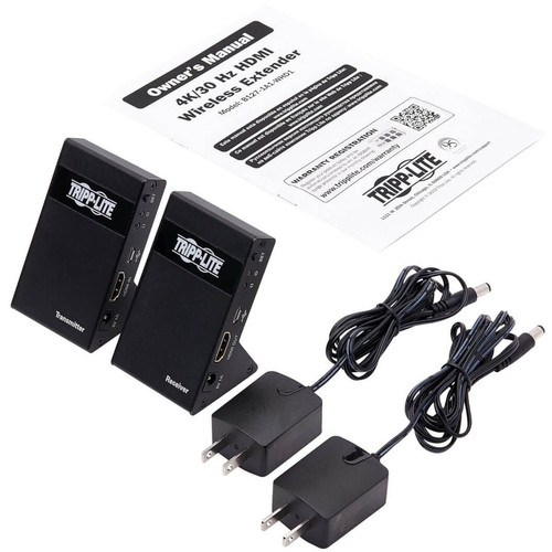 Tripp Lite series B127-1A1-WHD1 Video Extender Transmitter/Receiver - 1 Input Device - 1 Output Device - 98 ft (29870.40 mm) Range - 2 (B127-1A1-WHD1)
