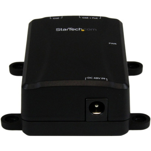 StarTechcom_1_Port_Gigabit_PoE_Power_over_Ethernet_Injector_48V__30W_-_8023at__8023af_-_Wall-Mountable_-_110_V_AC_220_V_AC_Input_POEINJ1G