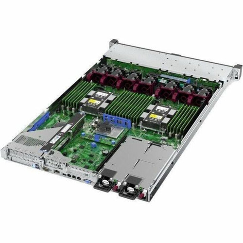 HPE P19177-291 ProLiant DL360 G10 1U Rack Server - 1x Xeon Gold 5220 2. 20 GHz 18-Core - 32 GB DDR4 - 8x Hot-Swap 2. 5" Bays - RAID - 800W PSU