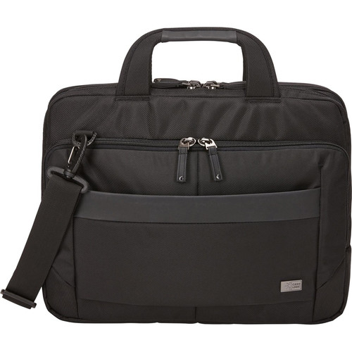 Case Logic NOTIBT-114 Carrying Case (Briefcase) for 14" Notebook - Black - Impact Resistant - Nylon Body - Checkpoint Friendly - - mm) (Fleet Network)