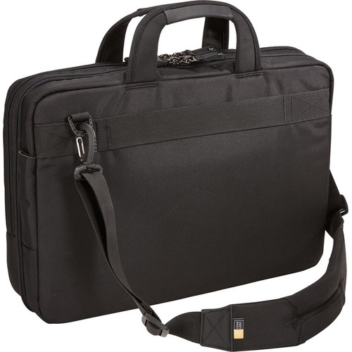 Case Logic NOTIBT-116 Carrying Case (Briefcase) for 15.6" (396.24 mm) Notebook - Black - Impact Resistant - Nylon Body - Checkpoint - (3204199)