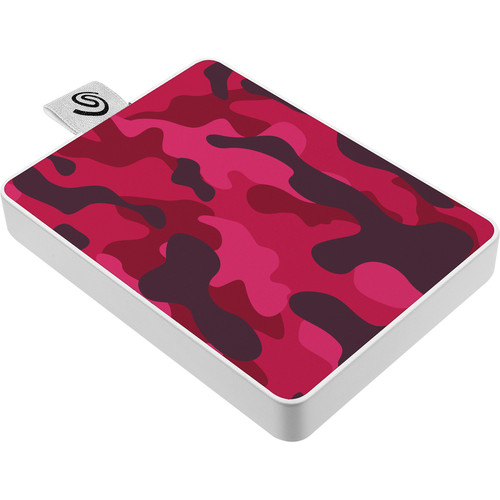 Seagate One Touch STJE500405 500 GB Portable Solid State Drive - External - Camo Red - Notebook Device Supported - USB 3.0 - Retail (STJE500405)