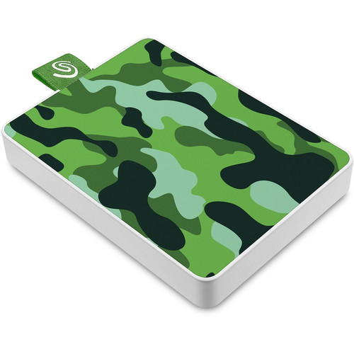 Seagate One Touch STJE500407 500 GB Portable Solid State Drive - External - Camo Green - Notebook Device Supported - USB 3.0 - Retail (STJE500407)
