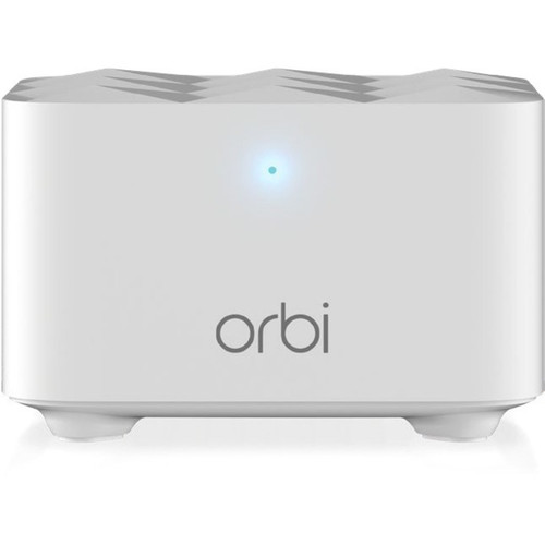 Netgear RBK13-100CNS Orbi RBK13 AC1200 Mesh Wi-Fi 5 System - Dual-Band Router + 2 Satellites - 150 MB/s - Gigabit Ethernet - Desktop