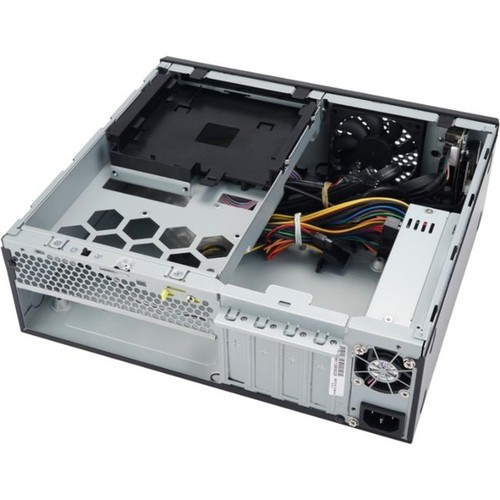 In Win CJ712 Ultra Small Form Factor Chassis Black Compact Footprint Includes Power Supply Ready For Builds CJ712.AU265TB3