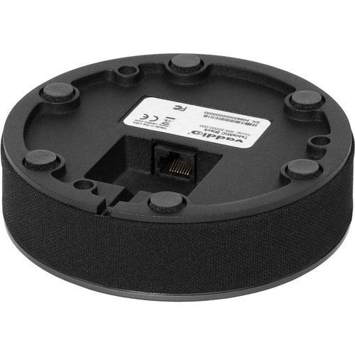 Vaddio TableMIC Wired Condenser Microphone - Black - 100 Hz to 16 kHz - Uni-directional, Cardioid - Table Mount (999-85000-000)
