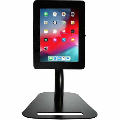 CTA Digital Premium Height-Adjustable Floor-to-Desk Security Kiosk for Tablets - Floor Stand, Desktop - Metal (Fleet Network)