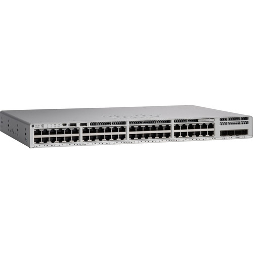 Cisco C9200L-48P-4X-E-RF Catalyst 9200 Layer 3 Switch - 48 Port PoE - 4x SFP+ Uplinks - Rack-Mountable - Refurbished