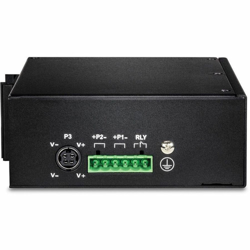 TRENDnet TI-PG160I 16-Port Industrial Gigabit PoE+ DIN-Rail Managed Switch - 240W Budget - Layer 2 - Metal IP30