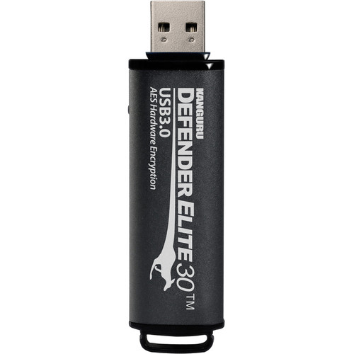 Kanguru Defender Secure USB 3.0 Flash Drive 256 GB With 3 Year Warranty 256GB KDFE30-256G