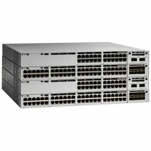 Cisco Catalyst 9300 Ethernet Switch - 48 Ports - Manageable - Gigabit Ethernet - 1000Base-T, 1000Base-X - Modular - 4 SFP Slots - 1.44 (Fleet Network)