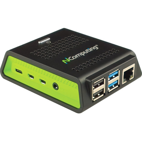 NComputing RX420-HDX Thin Client - Cortex A72 BCM2711 Quad-core 1. 50 GHz - 2 GB RAM - Gigabit Ethernet - Wi-Fi - Bluetooth - 4K Dual Display