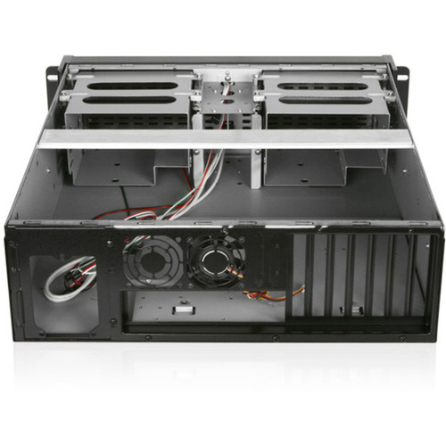 iStarUSA D Storm Rack Mount Server Chassis With Black SEA Bezel And Zinc-coated Steel Elements Rack-mountable D-300SEA-BK-75S2UPD8