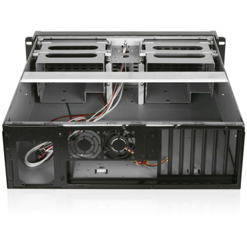 iStarUSA D Storm Rackmount Chassis With Blue SEA Bezel HDD SSD Converter Compatible SECC Aluminum Alloy D-300SEA-BL-HDD2535