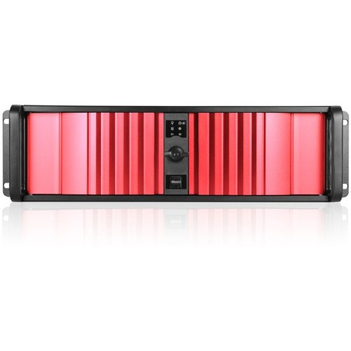 iStarUSA D Storm D-300SEA-RD-T7SA Server Case with Red SEA Bezel and HDD Hot-swap Rack - Rack-mountable - Red, Black - Aluminum Alloy, (Fleet Network)